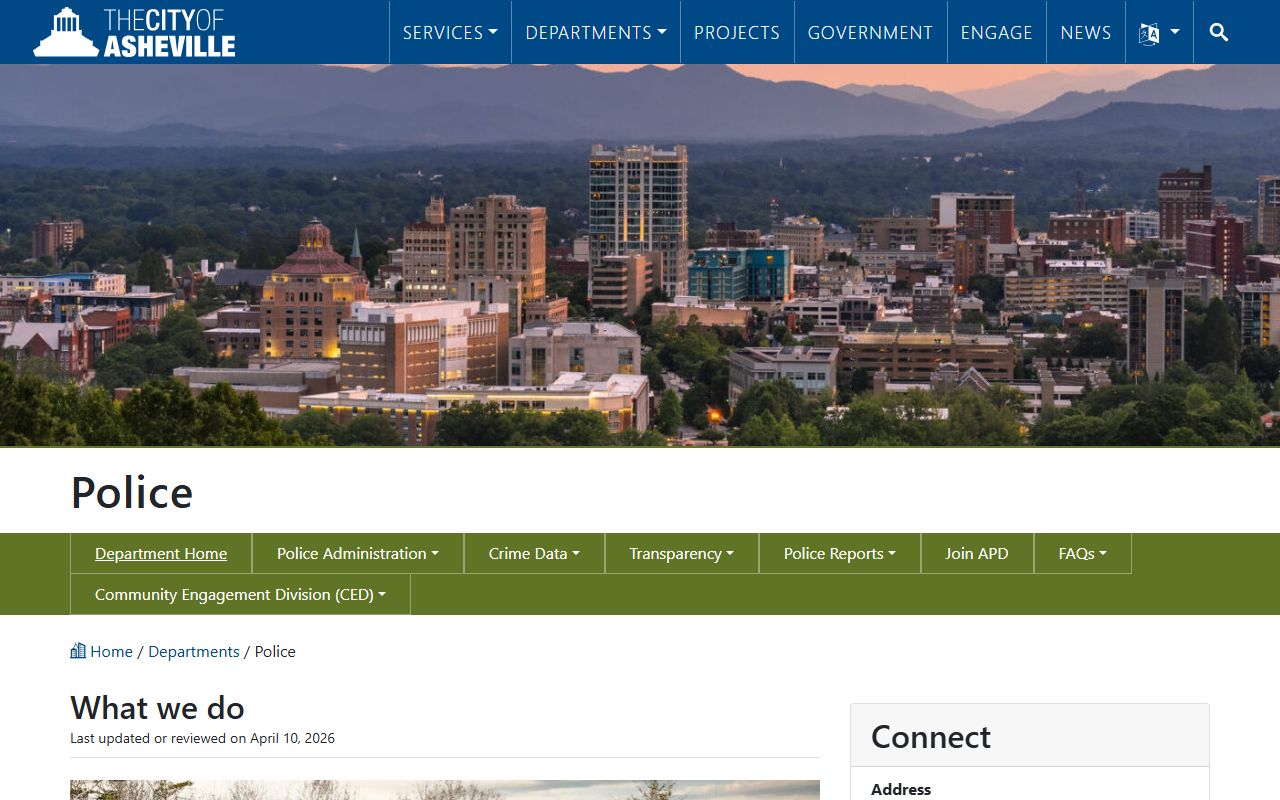 Buncombe County phone numbers Asheville Police contact